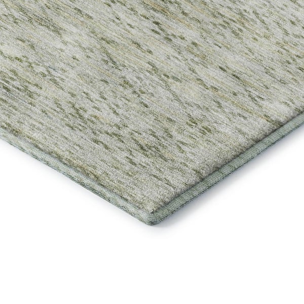 Mayfield Premium Machine Washable Abstract AMF2150 Sage 2 ft. x 3 ft. Accent Rug