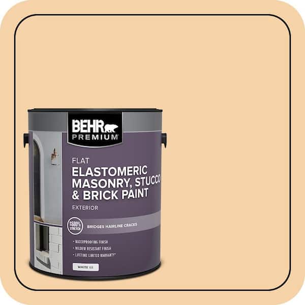 1 gal. #MS-27 Sunshine Elastomeric Masonry, Stucco and Brick Exterior Paint