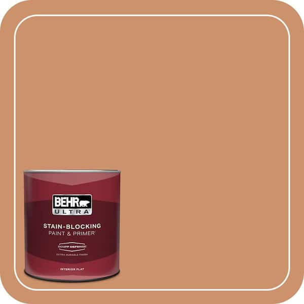 BEHR ULTRA 1 qt. #MQ4-37 Ferrous Extra Durable Flat Interior Paint & Primer