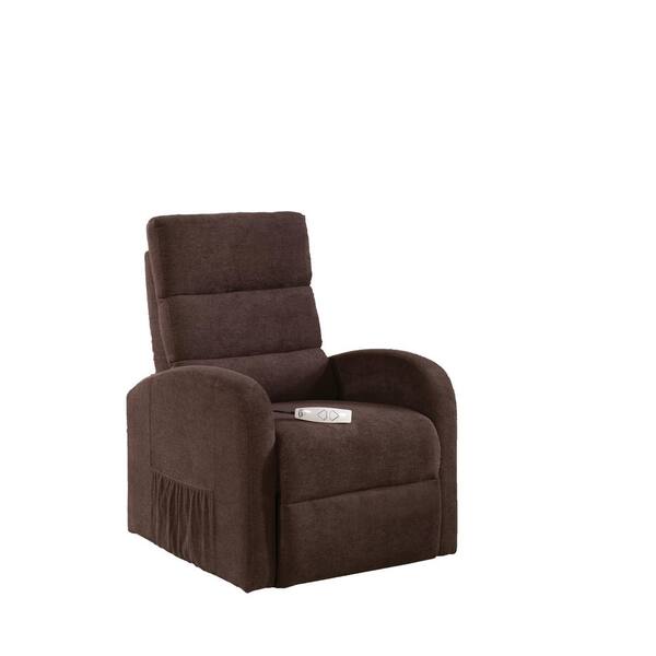 Serta Newpark Jive Power Recliner Lift Chair in Microfiber Java