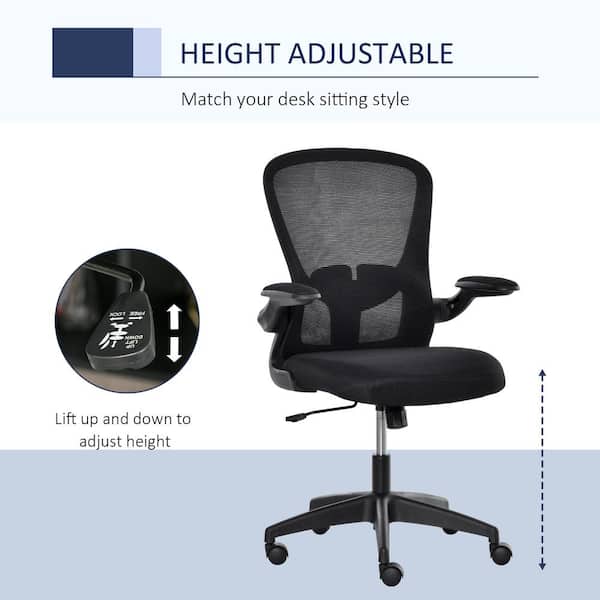 New Mesh Office Chair Computer Middle Back Task Swivel Seat Ergonomic Chair 