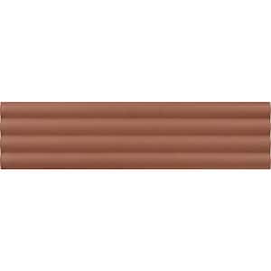 Arte Red 1.97 in. x 7.87 in. Matte Ceramic Subway Deco Wall and Floor Tile (4.1 sq. ft./case) (38-pack)