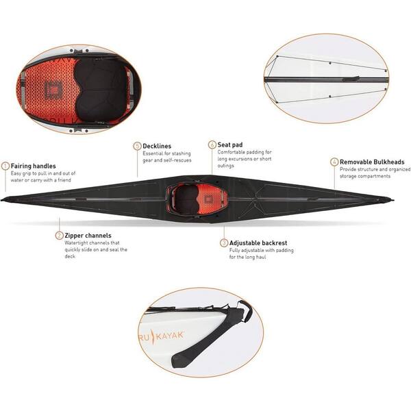 ORU KAYAK - Oru Kayak Foldable Kayak Coast XT : Stable, Durable, Lightweight-Lake, River, and Ocean Kayaks-Advanced (Black)