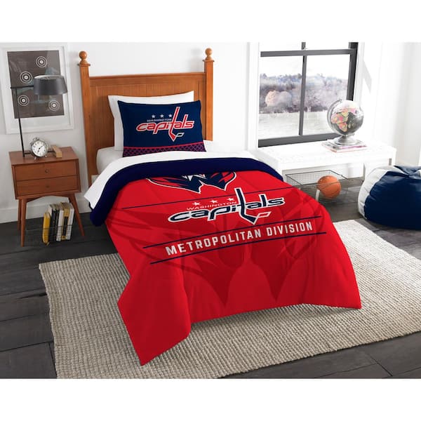 THE NORTHWEST GROUP Capitals Draft 2-Piece Multi-Color Polyester Twin Comforter Set
