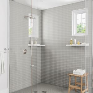 Restore Matte Natural Gray 12 in. x 24 in. x 6.35 mm Glazed Ceramic Mosaic Tile (2 sq. ft./Each)