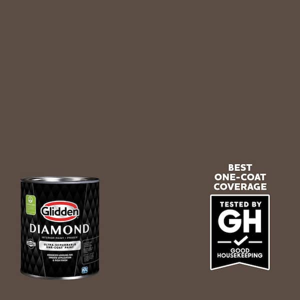 Glidden Diamond 1 Qt. Sarsaparilla PPG1018-7 Flat Interior Paint with Primer