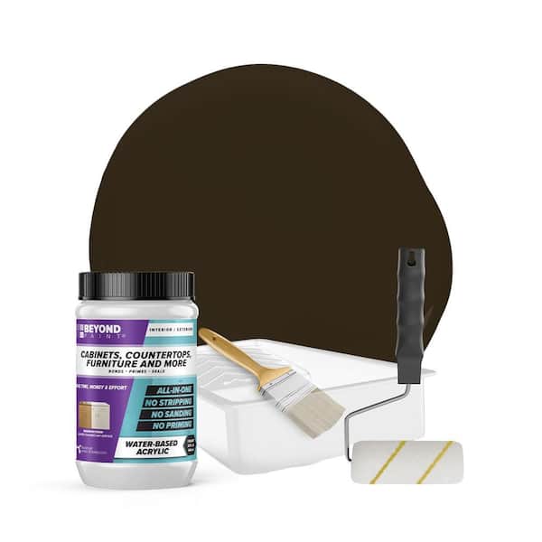 1 qt. Mocha Cabinets, Countertops, Furniture and More Multi-Surface All-in-One Interior/Exterior Refinishing Kit