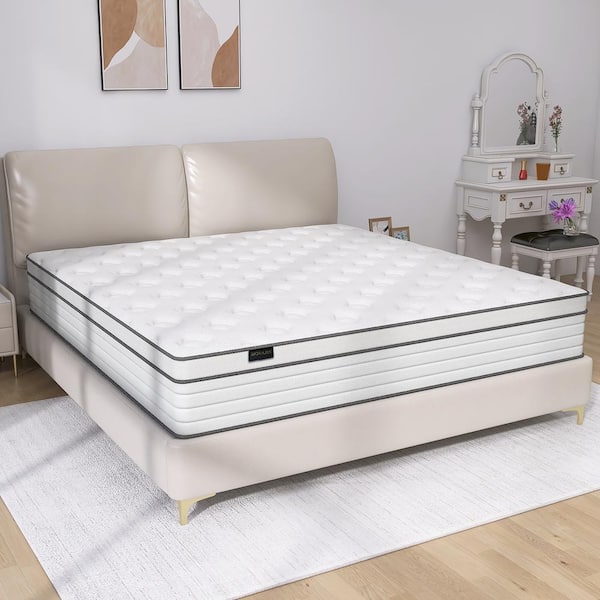White King Medium Memory Foam 14 in. Bed-in-a-Box Mattress