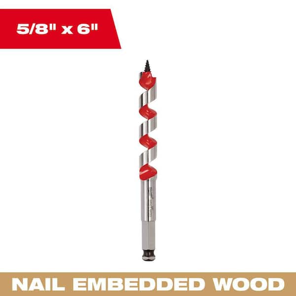 Milwaukee 5/8 in. x 6 in. Ship Auger Bit
