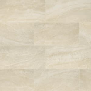 Taj Mahal 24 in. x 48 in. Polished Porcelain Stone Look Floor and Wall Tile (16 sq. ft./Case)