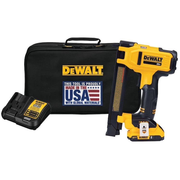 DEWALT 20V MAX Lithium-Ion Cordless Cable Stapler with 2.0Ah Battery, Charger and Bag