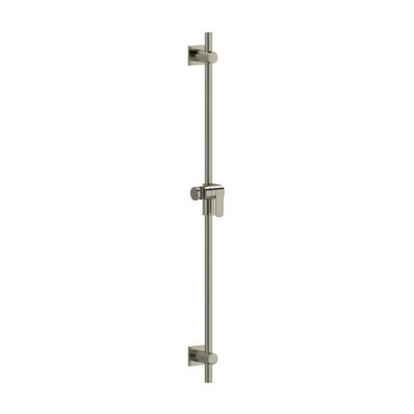 35.375 in Adjustable Shower Bar in Brushed Nickel