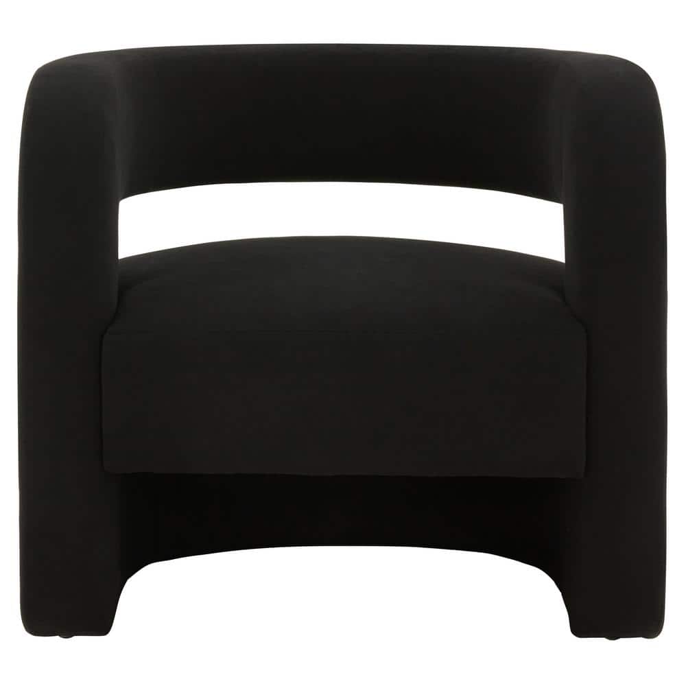 SAFAVIEH Anissa Black Accent Chair SFV4789C - The Home Depot