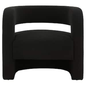 Anissa Black Accent Chair