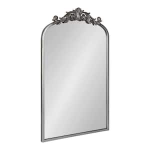 Arendahl 30.75 in. H x 19 in. W Modern Arch Framed Silver Wall Mirror