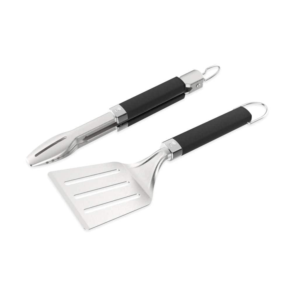 Portable Grill Tools Set of 2 with Compact Spatula and Locking Tongs price history on PriceWatchPro