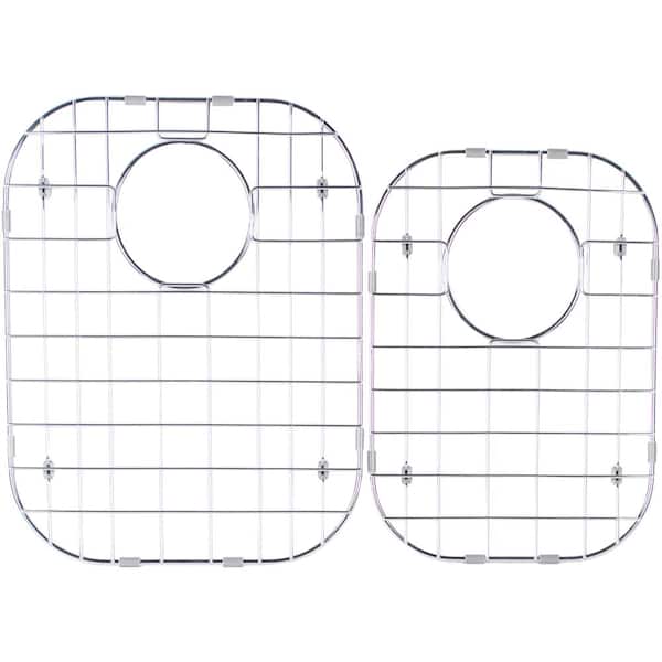 MSI Stainless Steel Sink Grid - Fits 60/40 Double Bowl Sink 31-1/2x20-1/2 (Set of 2)
