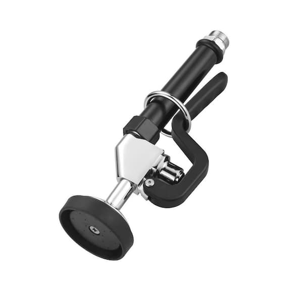 7/8-20UNEF Pre Rinse Sprayer with Black Handle Grip Assembly for Commercial Sink Faucet