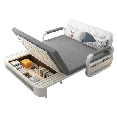34 In Sofa Beds Living Room Furniture The Home Depot 34 In Sofa Beds Living Room, Aslef King Upholstered Storage Platform Bed