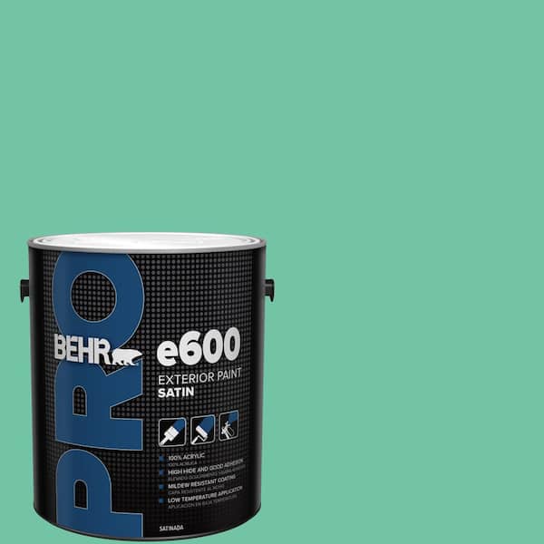 1 gal. #P420-4A Gem Silica Satin Exterior Paint