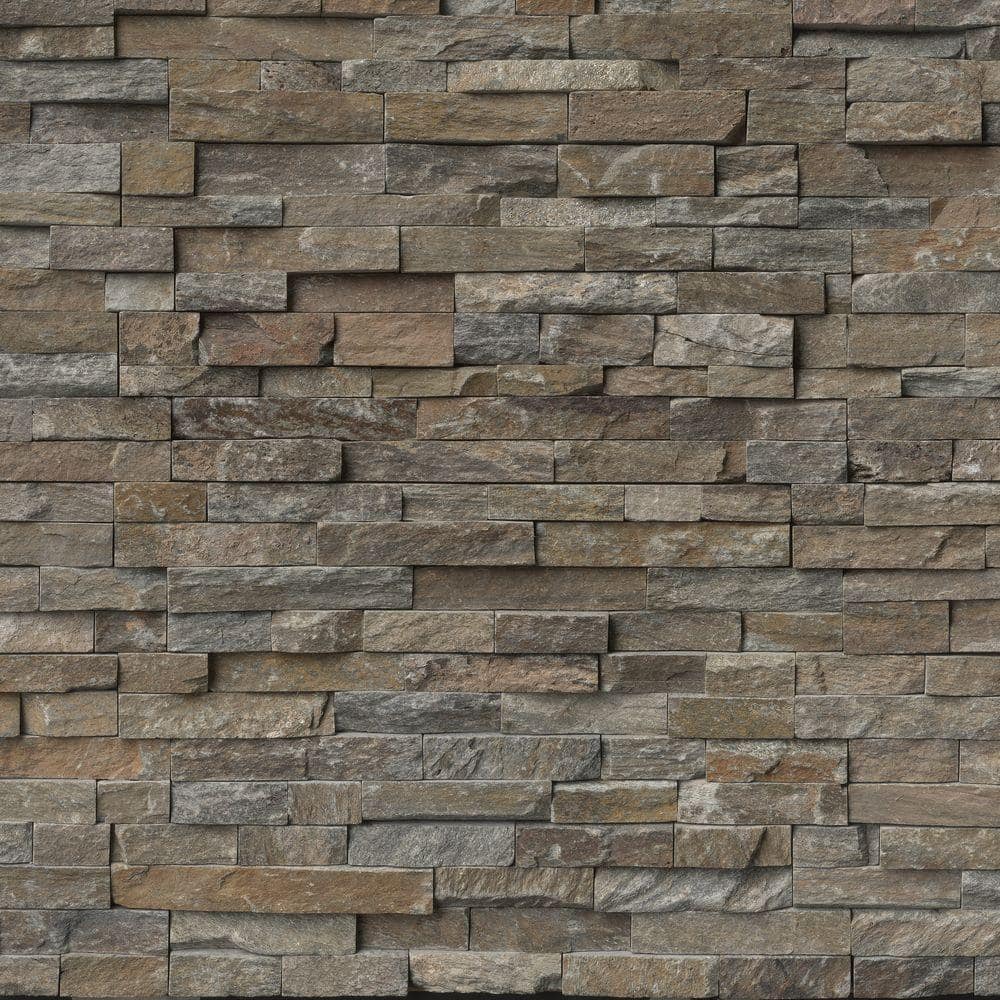Coal Canyon Ledger Wall Panel 6 in 30 pcs / 30 sqf x 24 in Natural Stone Tile