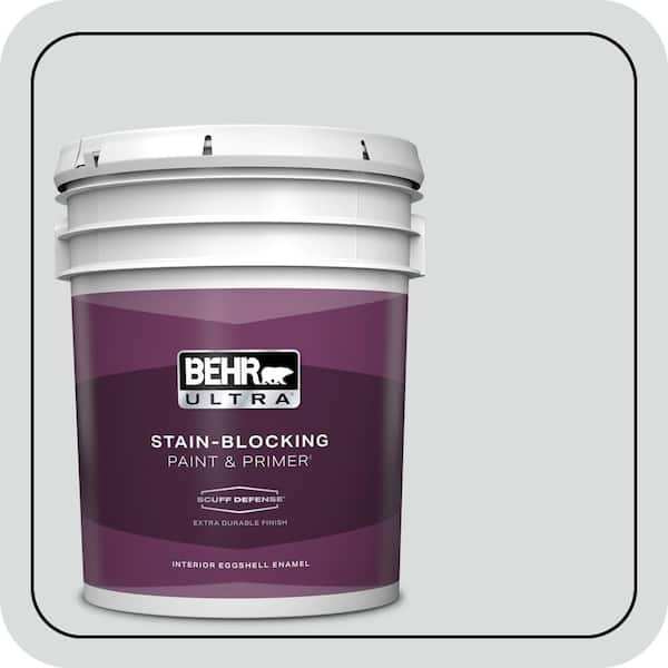 BEHR ULTRA 5 gal. #ECC-33-2 Silver Sands Extra Durable Eggshell Enamel Interior Paint & Primer