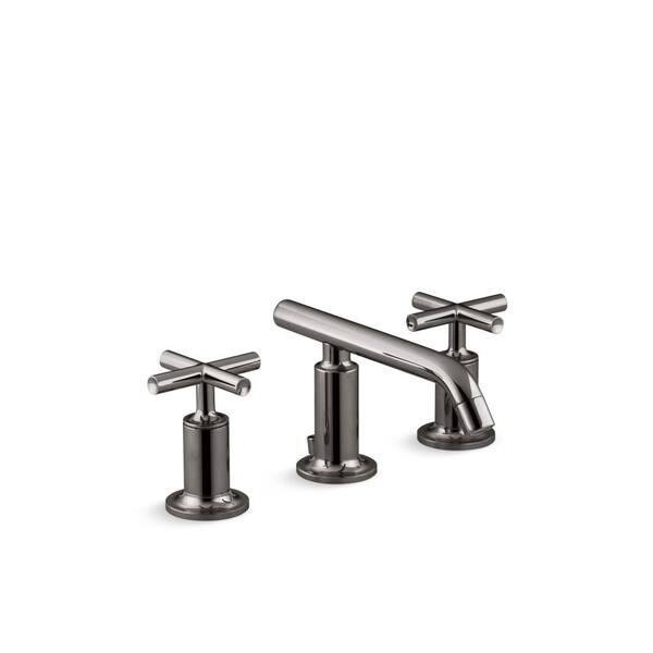 KOHLER Purist Widespread Double Handle 1.2 GPM Bathroom Sink Faucet ...