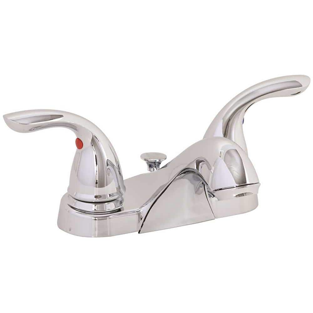 Westlake Bathroom Faucet 2 Handle Lead Free Chrome With Pop-Up