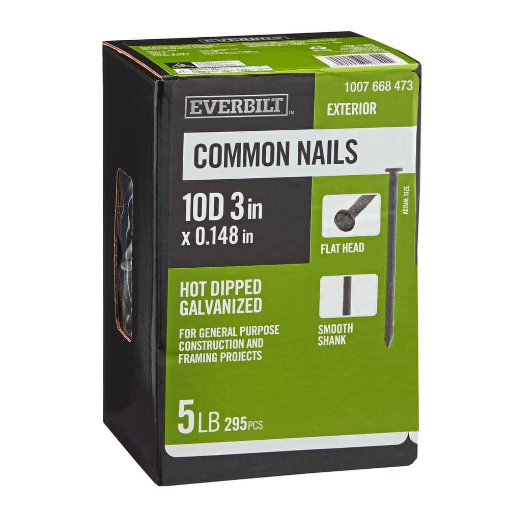12 Pack Galvanized Common Nail, 3-In., 10-D, 1-Lb. 461283 | Australia