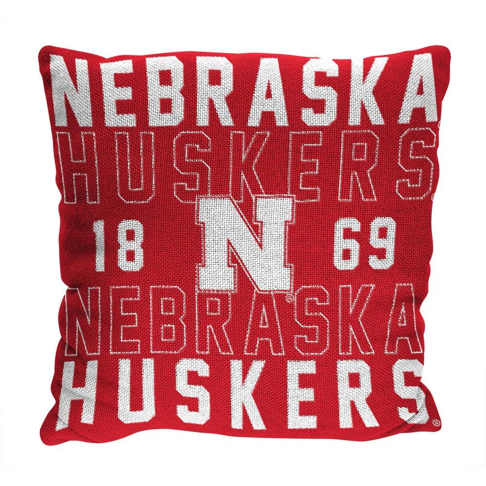 Northwest NCAA Collegiate Stacked Throw Pillow, College Fan Decor, 20x20 Inches
