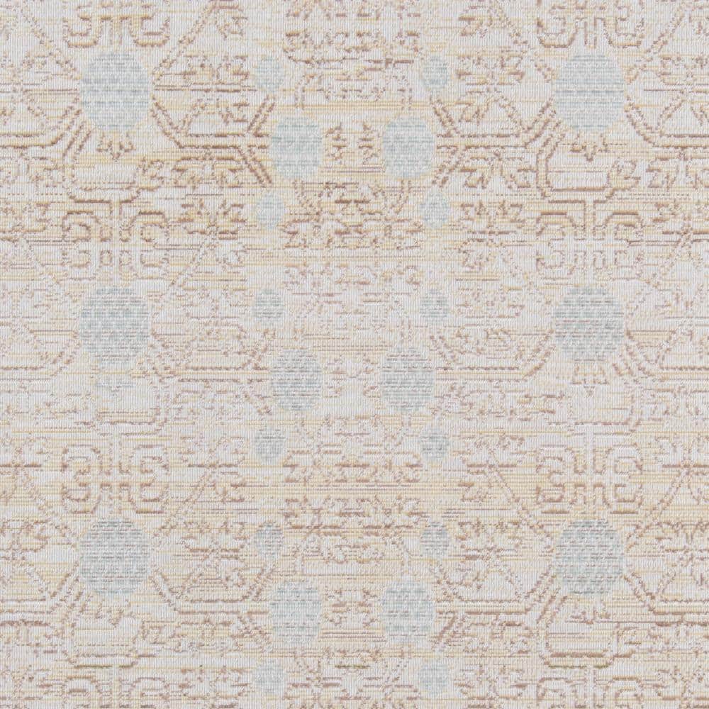 Modern Elegance Braided Blue Synthetic Rectangular Rug 5'3" x 7'3"