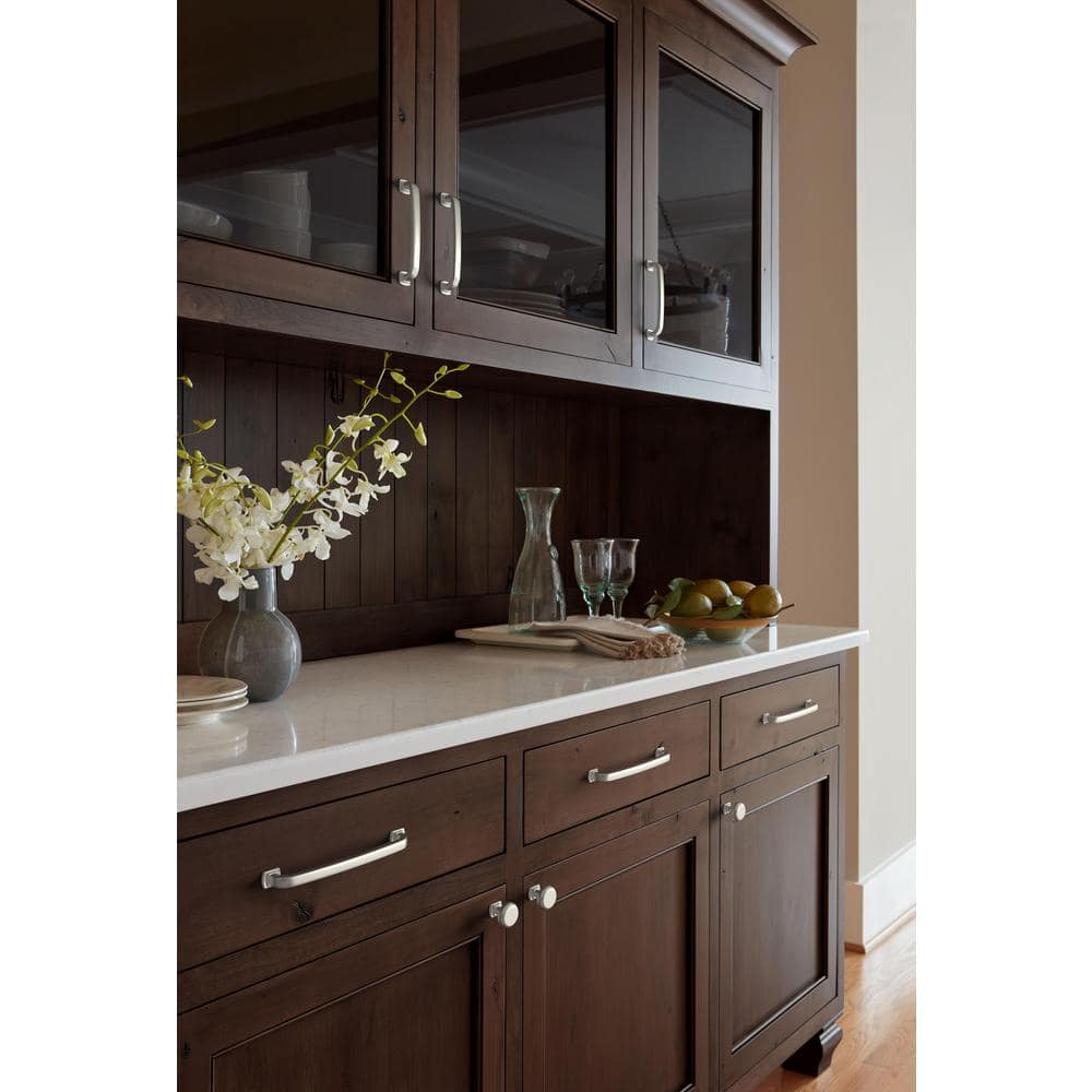 Satin Nickel 6-5/16 Inch Cabinet Drawer Pull Handle