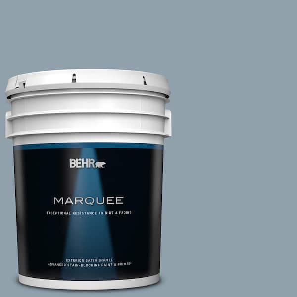BEHR MARQUEE 5 gal. #N480-4 French Colony Satin Enamel Exterior Paint & Primer