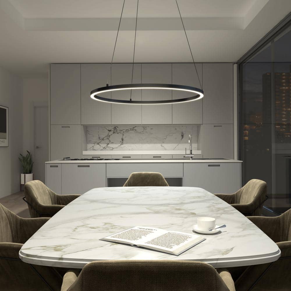 Artika Novato 1-Light Black Modern 3 CCT Integrated LED Exterior