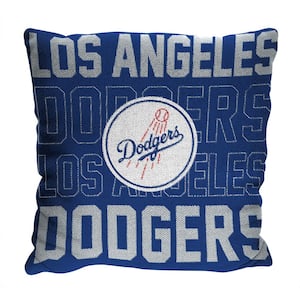 MLB Dodgers Stacked Multi-Colored 20" Throw Pillow