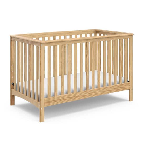 Storkcraft Hillcrest Natural 4-in-1 Convertible Crib