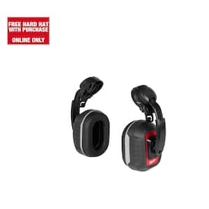 BOLT Earmuffs with Noise Reduction Rating of 26 dB