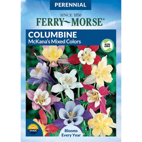 Ferry-Morse Columbine McKana's Mixed Colors Flower Seed