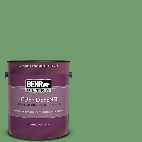 BEHR ULTRA 1 gal. #450D-6 Shire Green Extra Durable Eggshell Enamel Interior Paint & Primer