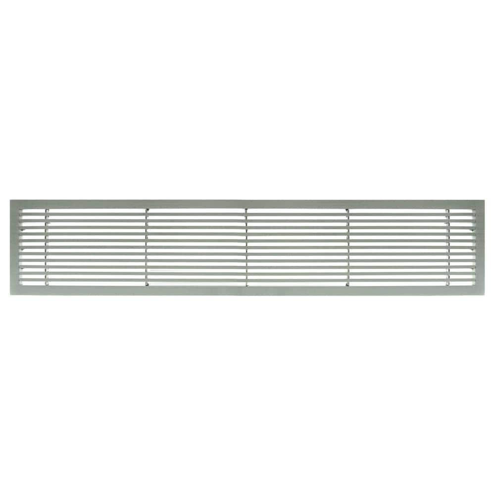 AG20 Series 4 in. x 24 in. Solid Aluminum Fixed Bar Supply/Return Air Vent Grille, Brushed Satin price history on PriceWatchPro