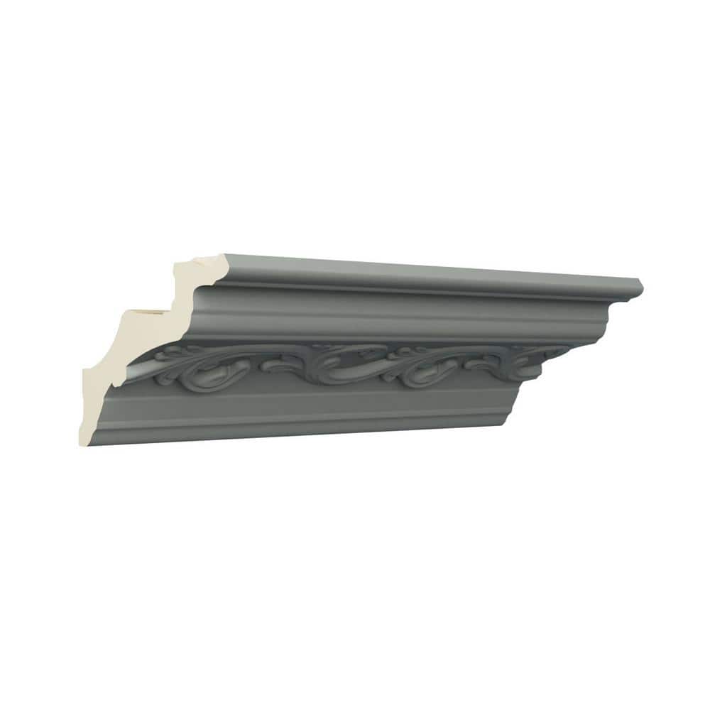 Damian 96 in. Unfinished Polyurethane Crown Moulding