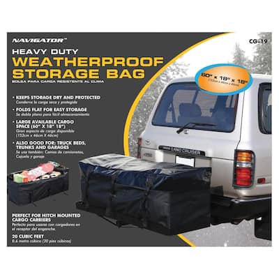 20 cu. ft. Waterproof Cargo Bag for Hitch Mounted Cargo Rack
