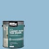 BEHR PREMIUM PLUS 1 gal. #M500-3 Blue Chalk color Satin Enamel Low Odor  Interior Paint & Primer 705001 - The Home Depot