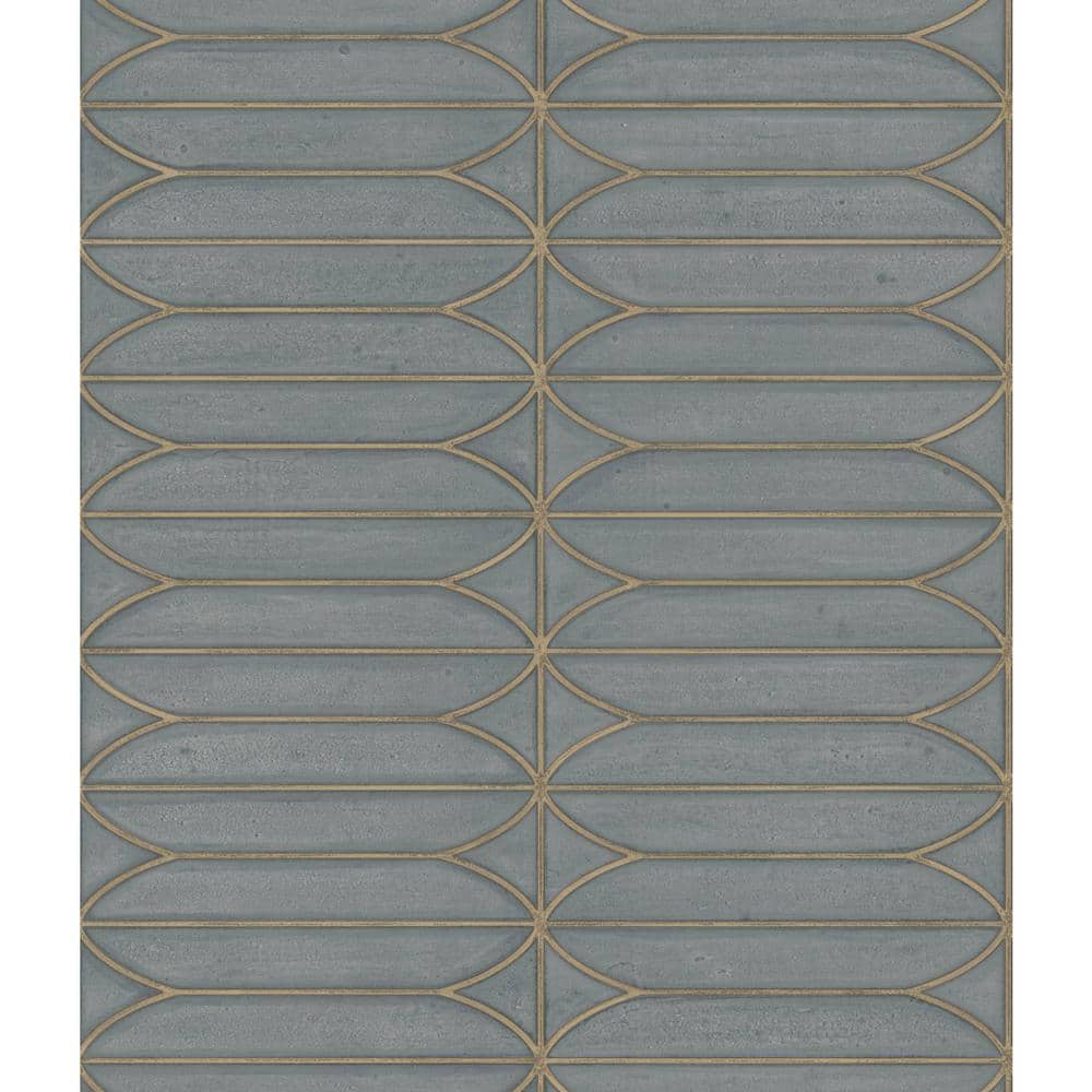 Charcoal Geometric Peel & Stick Vinyl Wallpaper