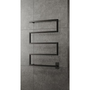 Metis 5-Bar Electric Towel Warmer in Black