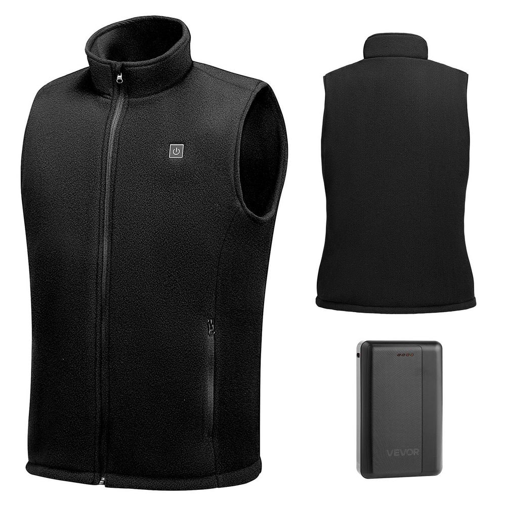 Heated Vest, Men Electric Heating Vest 16000 mAh Battery Pack, 6 Heating Zones Lightweight Rechargeable Vest, Size M price history on PriceWatchPro