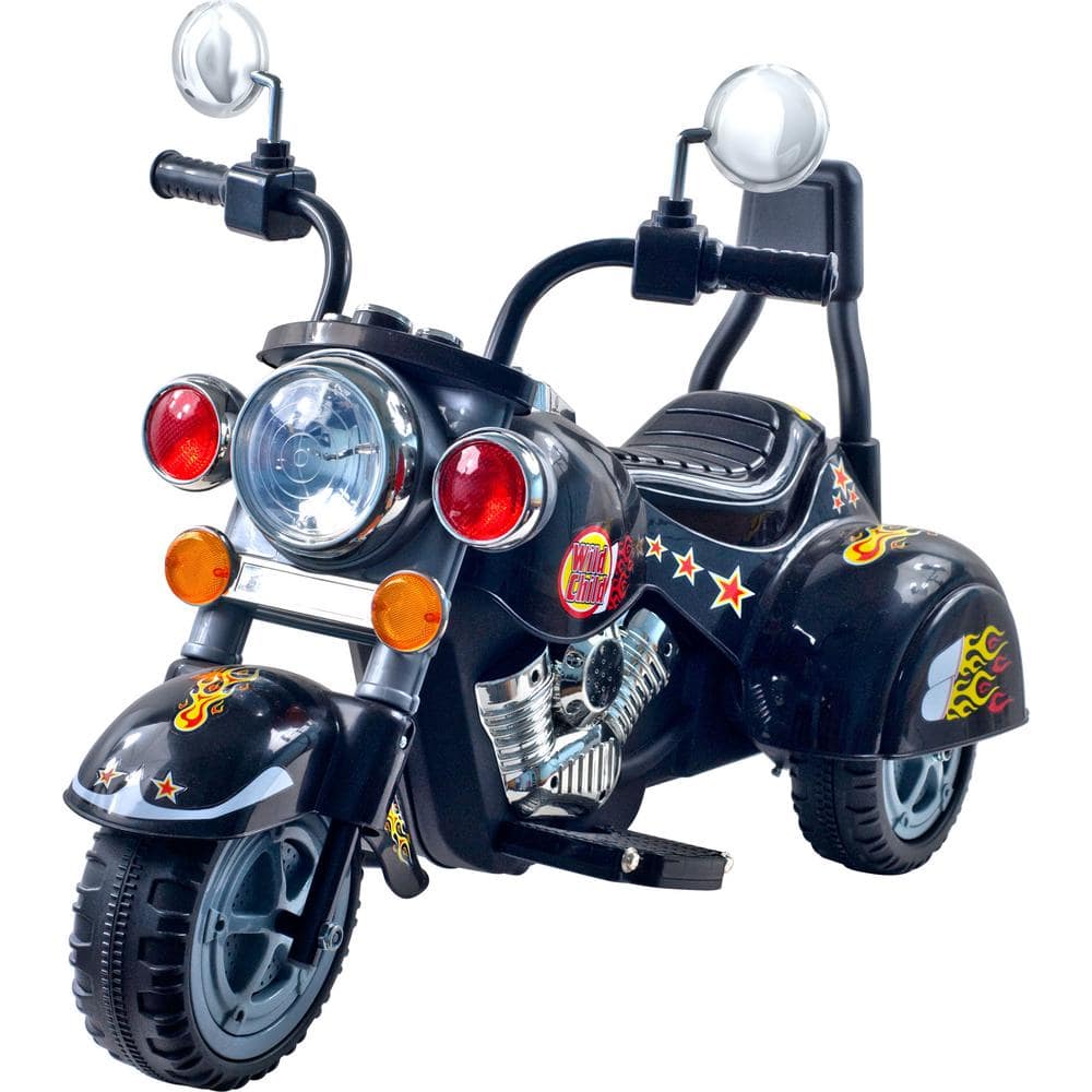 Ride on Toy, 3 Wheel Mini Motorcycle Trike for Kids, Battery Powered Toy by Hey! Play! Toys for Boys and Girls, 2 - 5 Year Old - Police