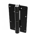 FORGERIGHT 5 in. Black Aluminum Fence Self-Closing Gate Hinge