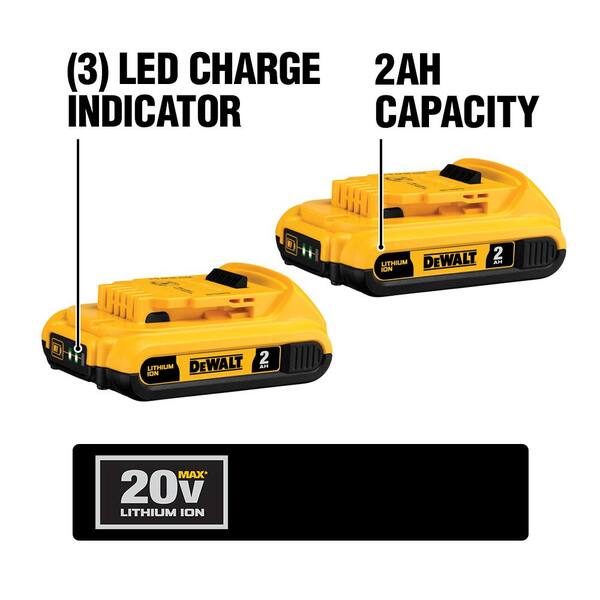 DEWALT - 20V MAX Lithium-Ion Cordless 7 Tool Combo Kit with TOUGHSYSTEM Case and 20V MAX XR Cordless Brushless Reciprocating Saw