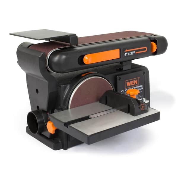 WEN 4.3 Amp Corded 4 in. x 36 in. Belt and 6 in. Disc Sander with 